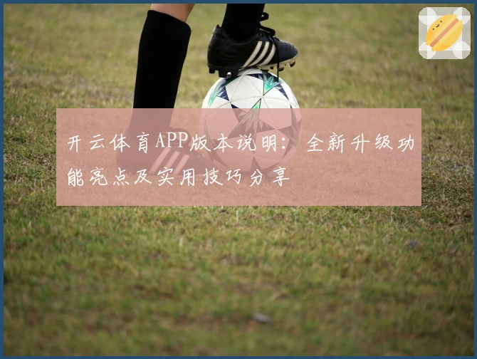 开云体育APP版本说明：全新升级功能亮点及实用技巧分享
